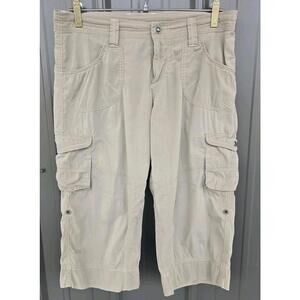 Kuhl Women's 8 Kontra Convertible Capris Shorts Pockets Roll-Tabs Quick-Dry